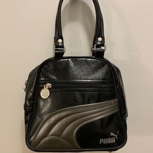 Vintage Puma Bag or Purse-bowling style bag